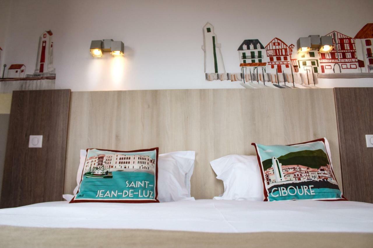 Hotel Agur Deneri Ciboure Esterno foto